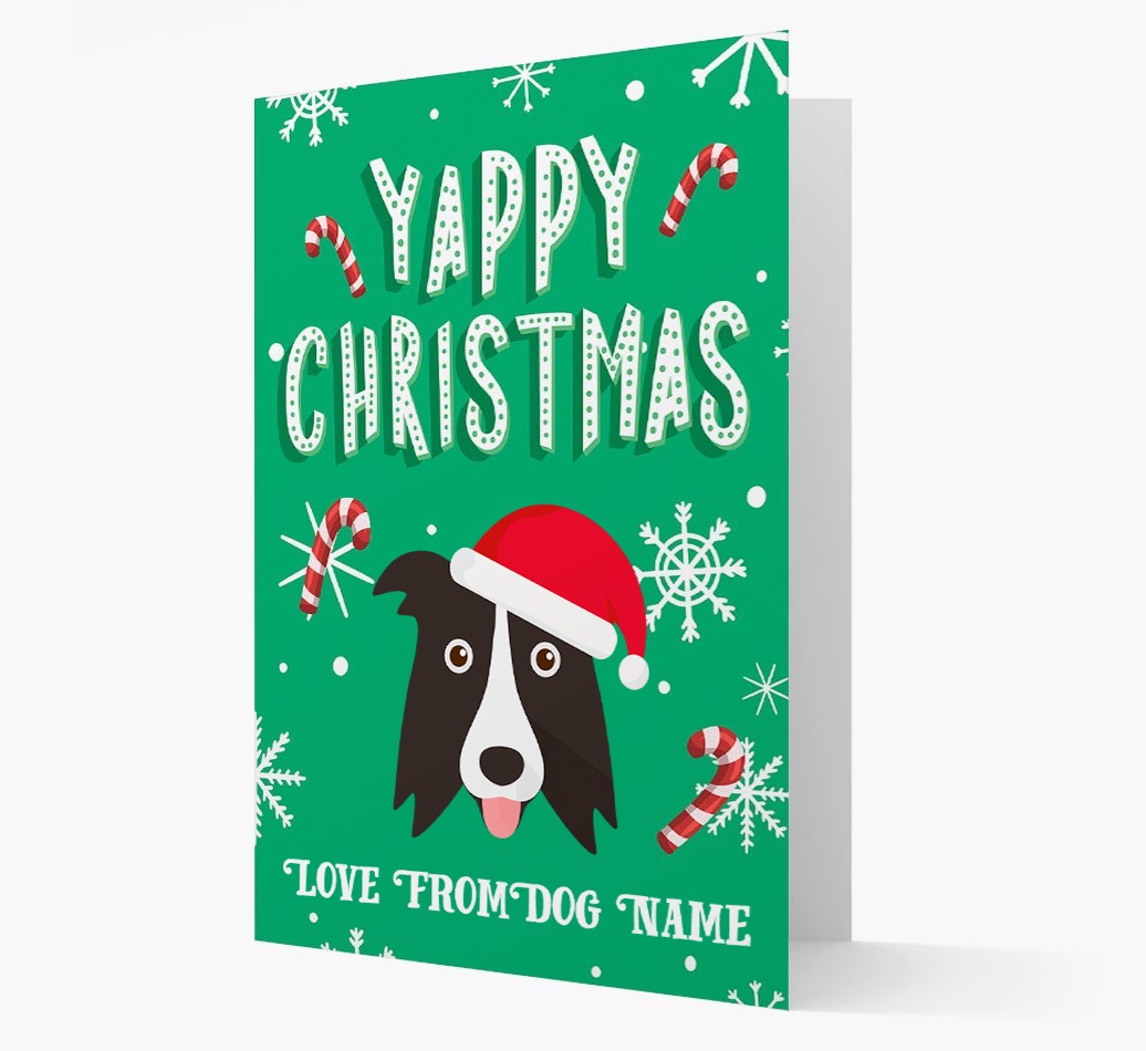 Yappy Christmas: Personalized {breedFullName} Christmas Card