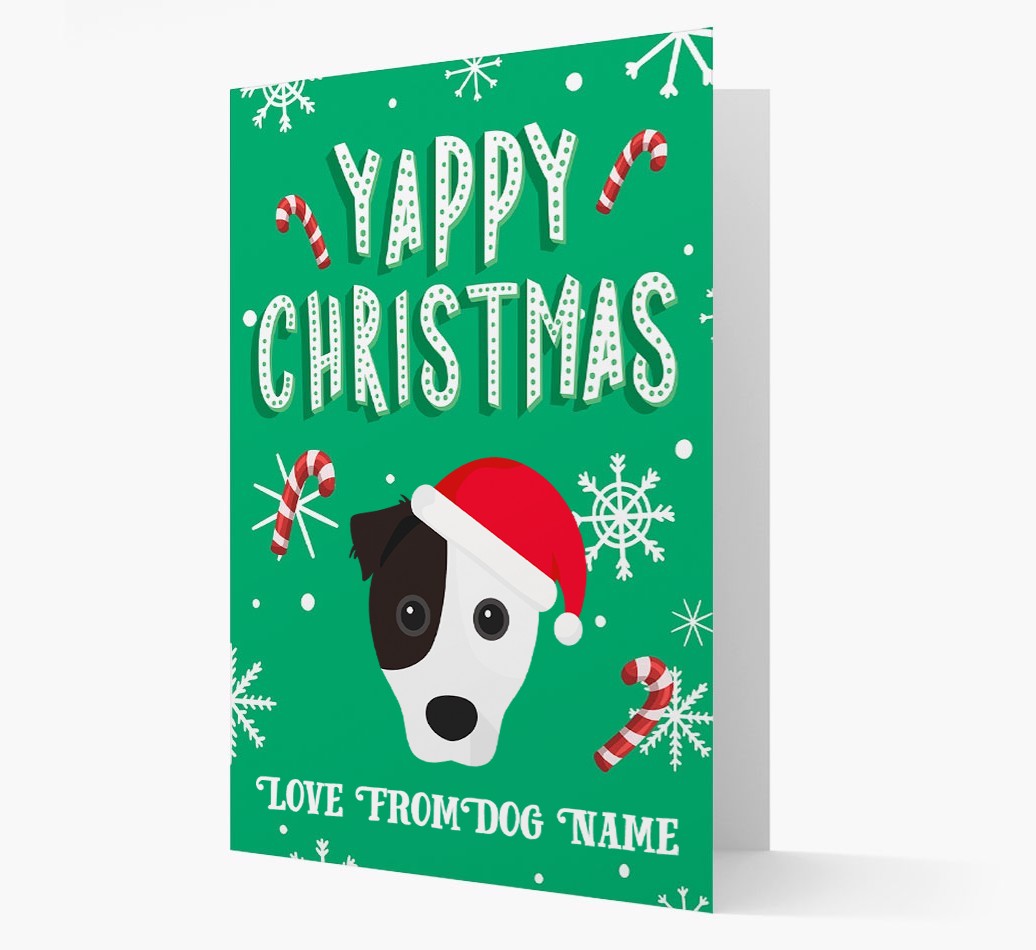 Yappy Christmas: Personalized {breedFullName} Christmas Card
