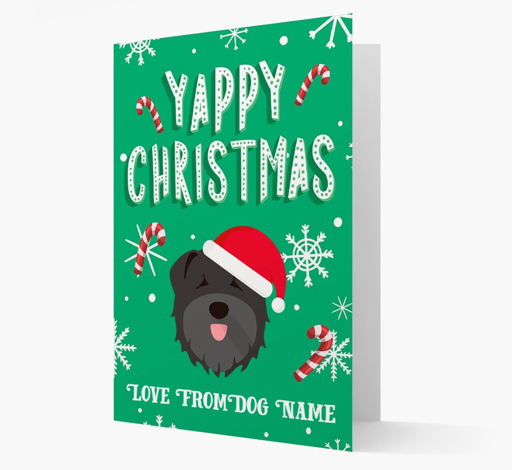 Yappy Christmas: Personalized {breedFullName} Christmas Card