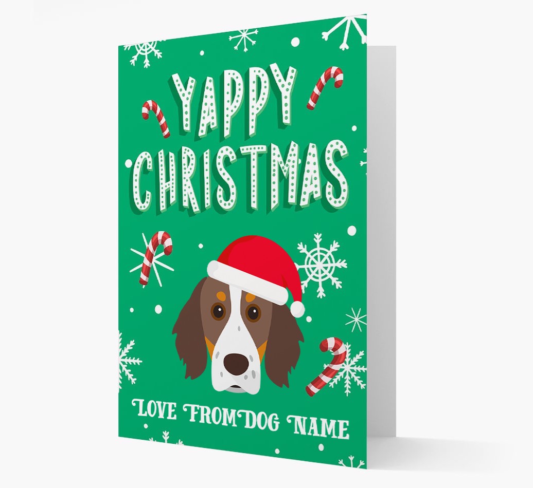 Yappy Christmas: Personalised {breedFullName} Christmas Card