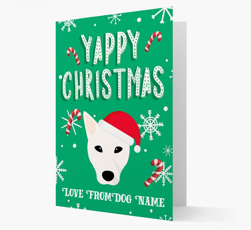 Yappy Christmas: Personalized {breedFullName} Christmas Card