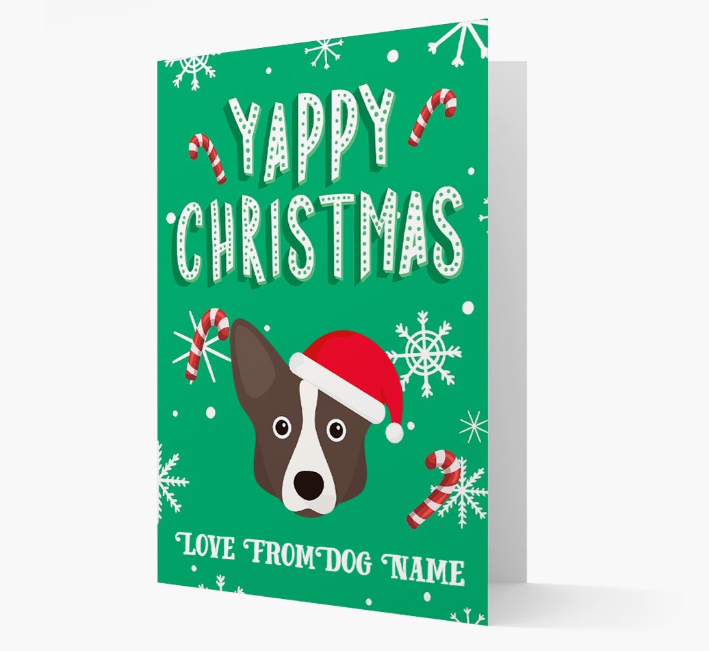 Yappy Christmas: Personalised {breedFullName} Christmas Card