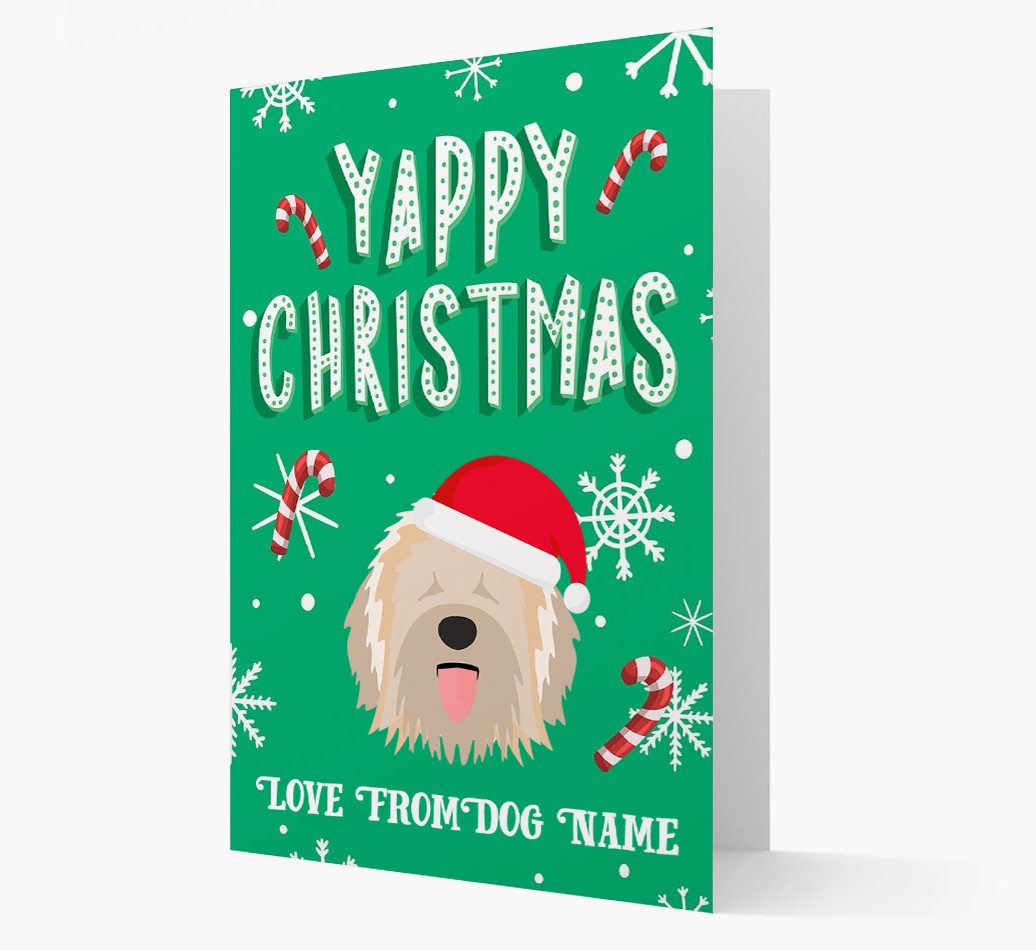 Yappy Christmas: Personalised {breedFullName} Christmas Card