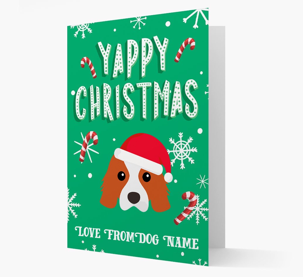 Yappy Christmas: Personalized {breedFullName} Christmas Card