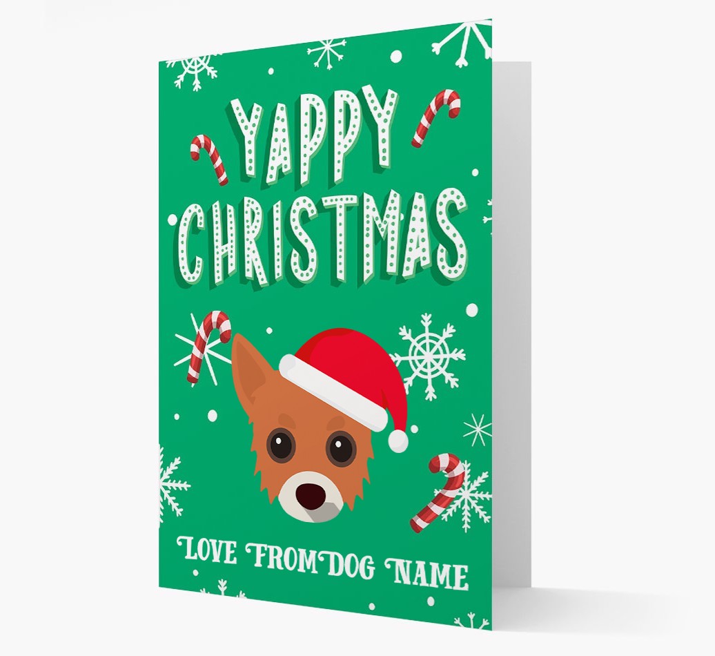 Yappy Christmas: Personalised {breedFullName} Christmas Card