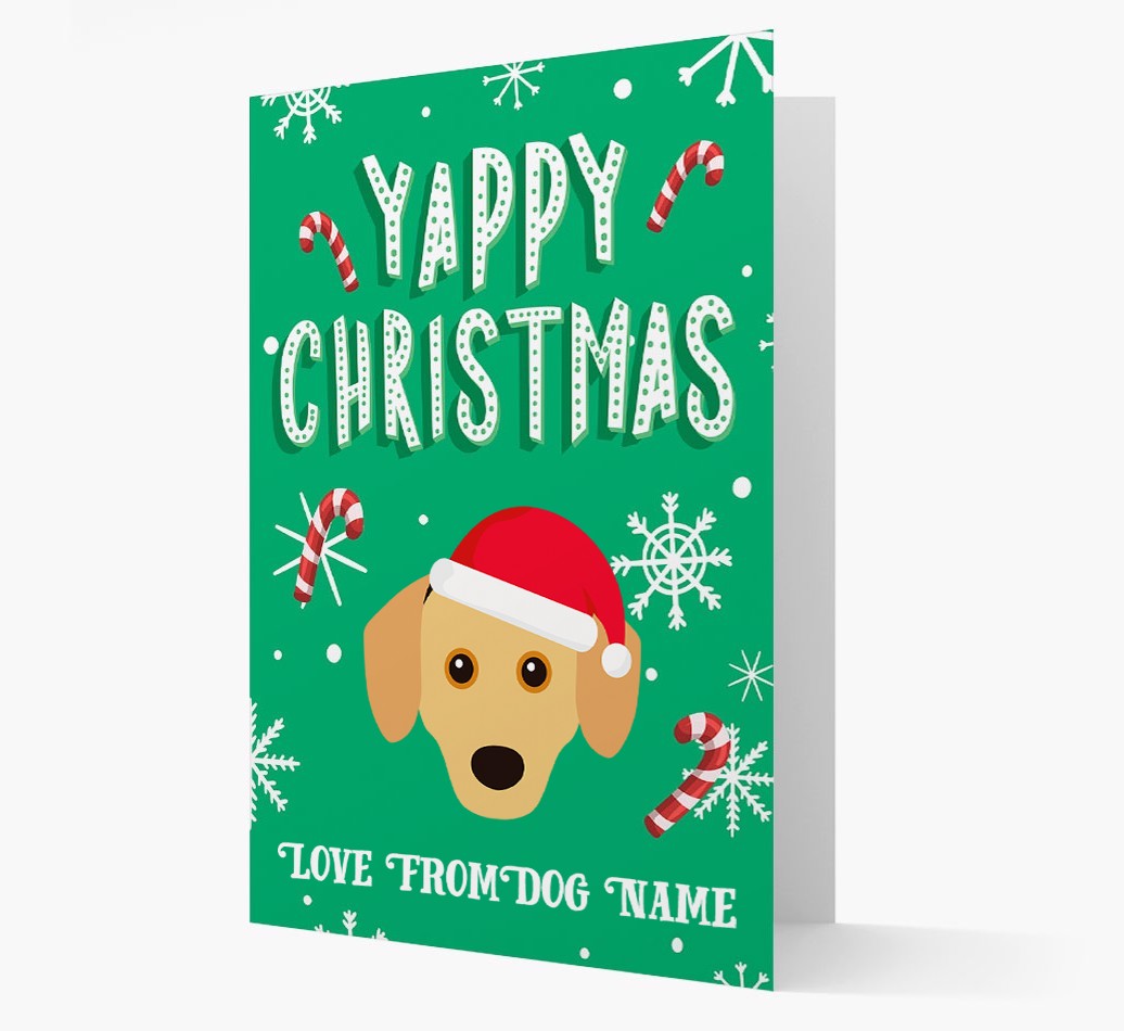 Yappy Christmas: Personalised {breedFullName} Christmas Card
