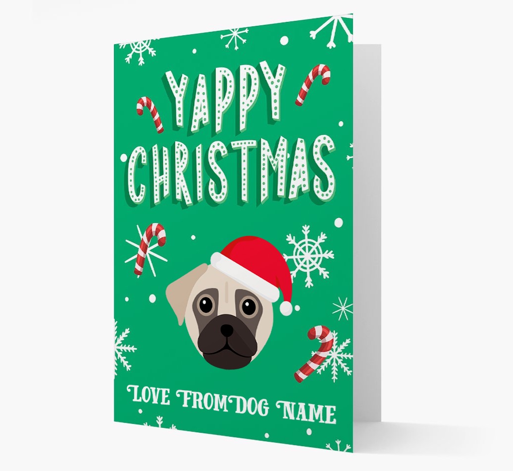 Yappy Christmas: Personalised {breedFullName} Christmas Card