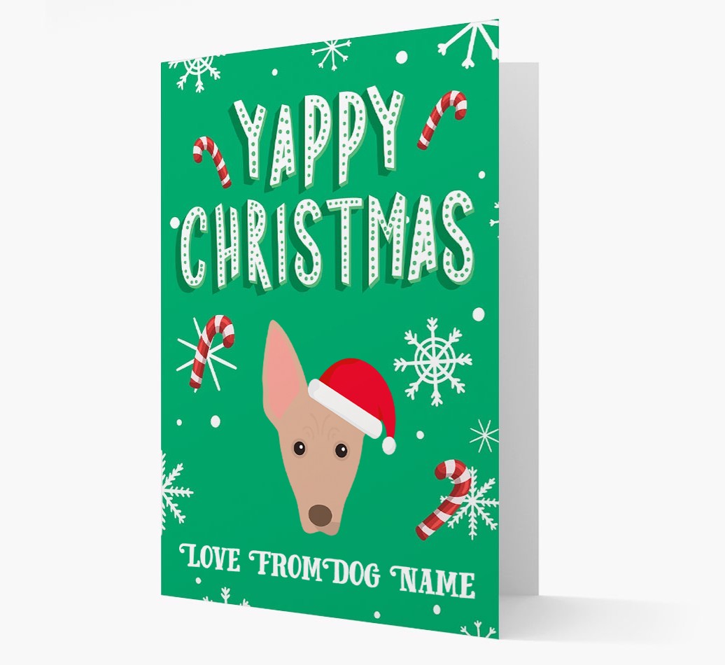 Yappy Christmas: Personalized {breedFullName} Christmas Card