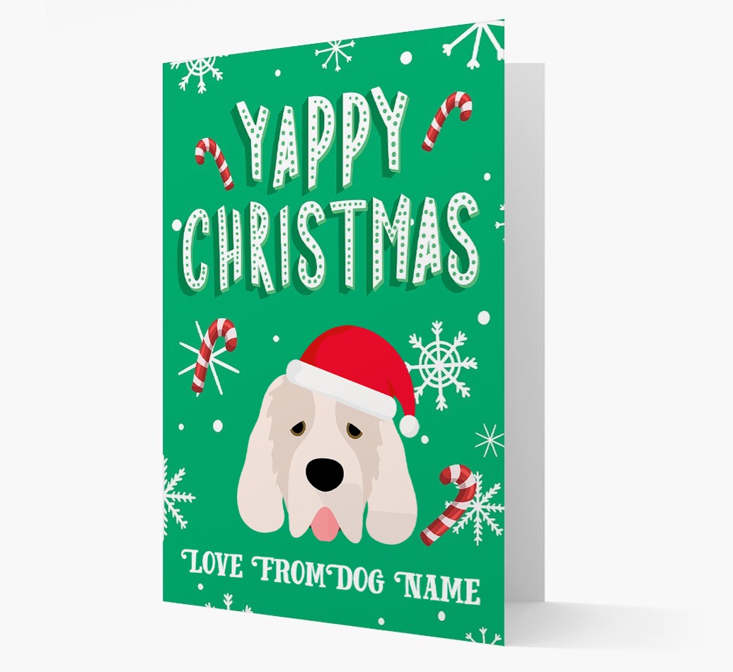 Yappy Christmas: Personalized {breedFullName} Christmas Card