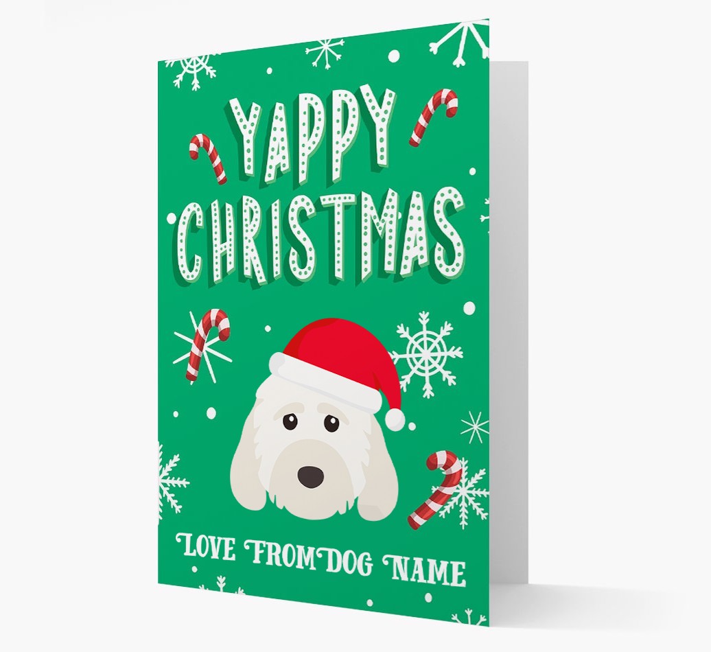 Yappy Christmas: Personalized {breedFullName} Christmas Card