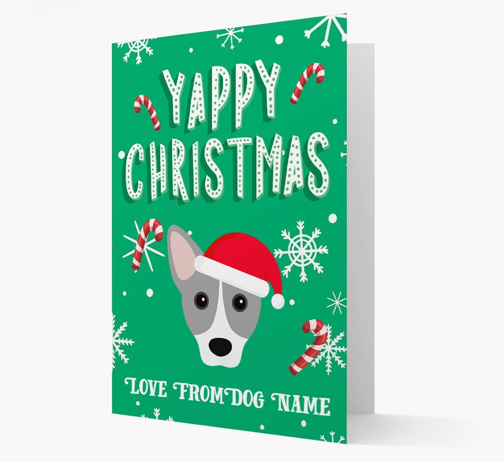 Yappy Christmas: Personalized {breedFullName} Christmas Card