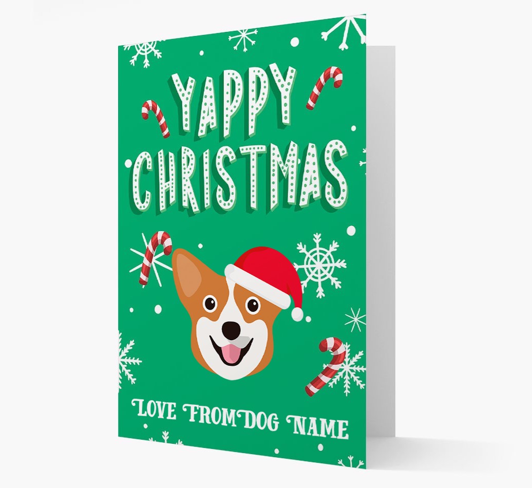 Yappy Christmas: Personalized {breedFullName} Christmas Card