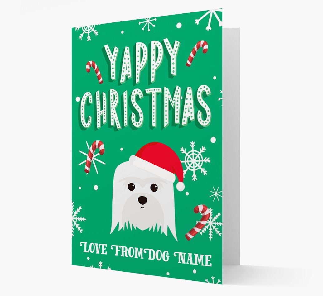Yappy Christmas: Personalised {breedFullName} Christmas Card