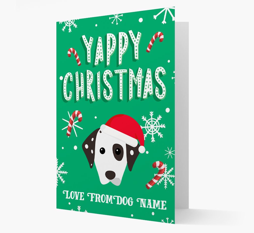 Yappy Christmas: Personalised {breedFullName} Christmas Card