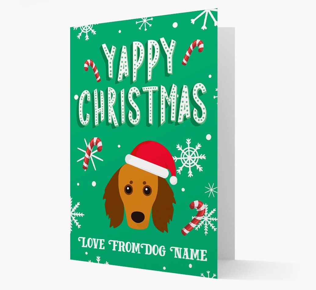Yappy Christmas: Personalised {breedFullName} Christmas Card