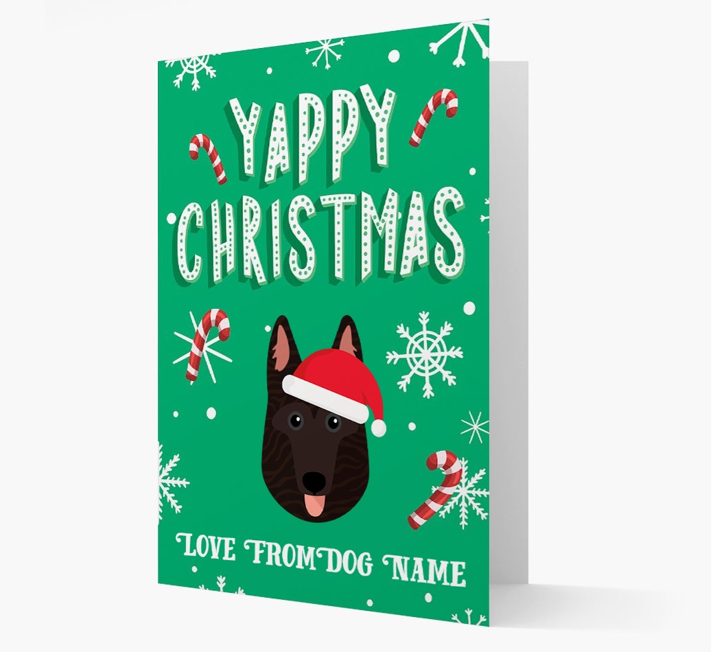 Yappy Christmas: Personalized {breedFullName} Christmas Card