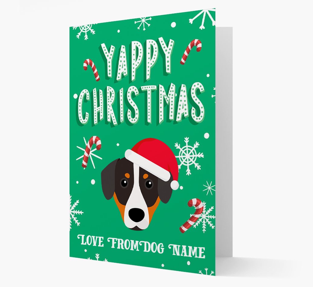 Yappy Christmas: Personalized {breedFullName} Christmas Card