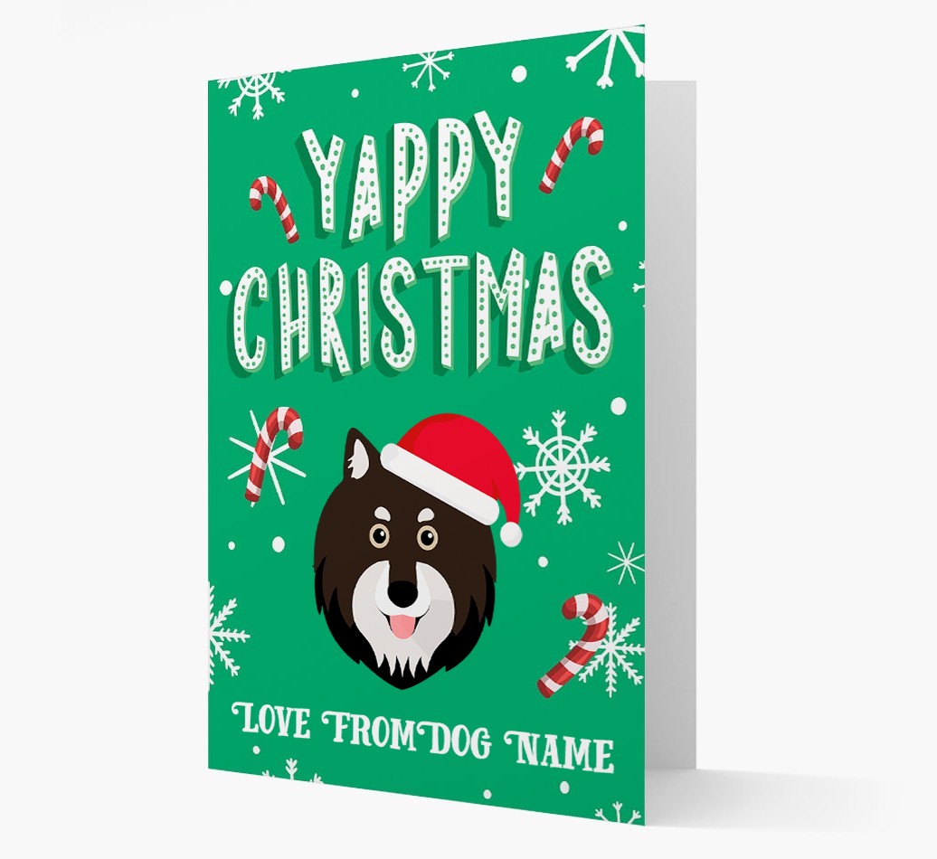 Yappy Christmas: Personalized {breedFullName} Christmas Card