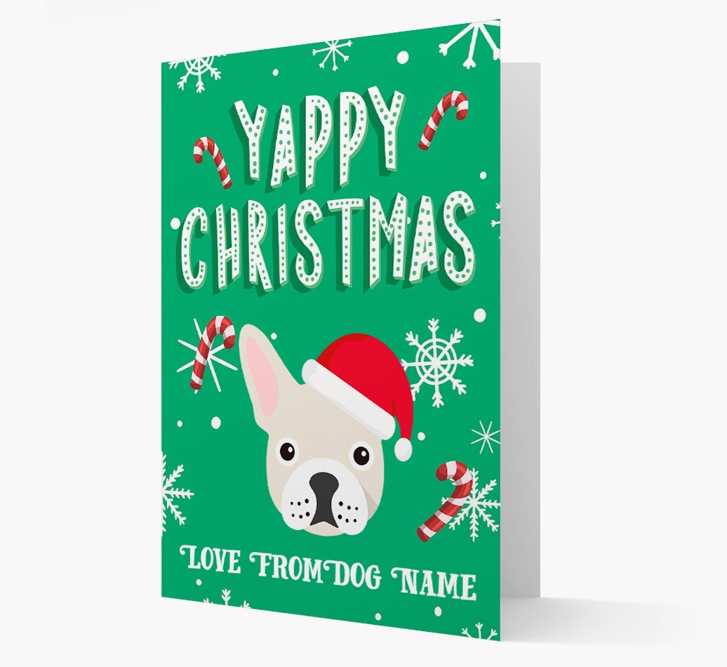 Yappy Christmas: Personalized {breedFullName} Christmas Card