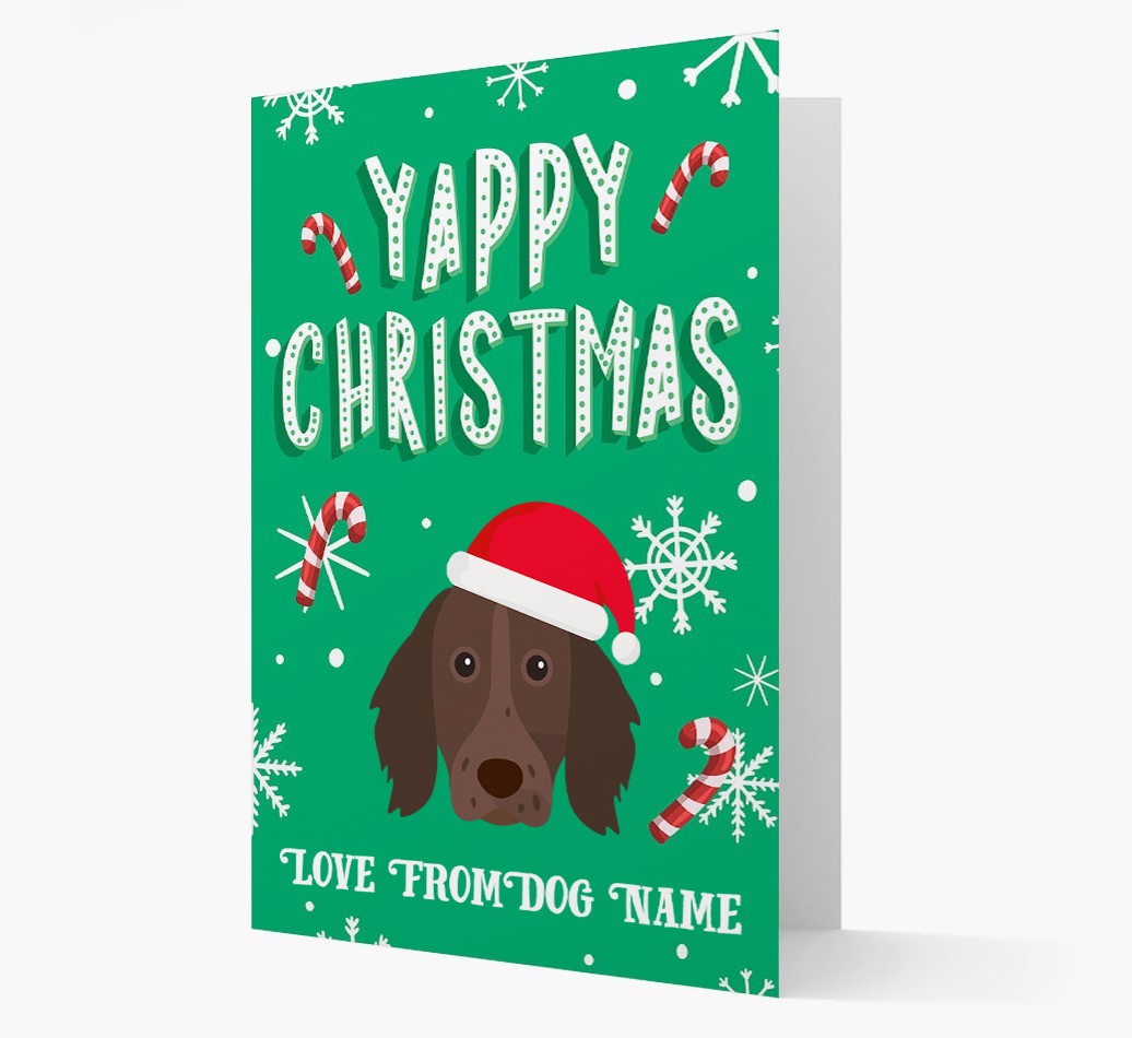 Yappy Christmas: Personalized {breedFullName} Christmas Card
