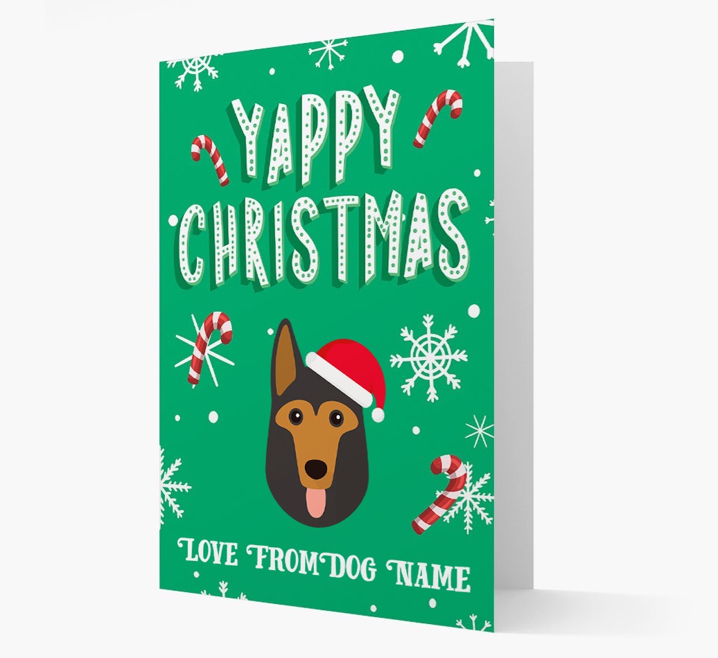 Yappy Christmas: Personalised {breedFullName} Christmas Card