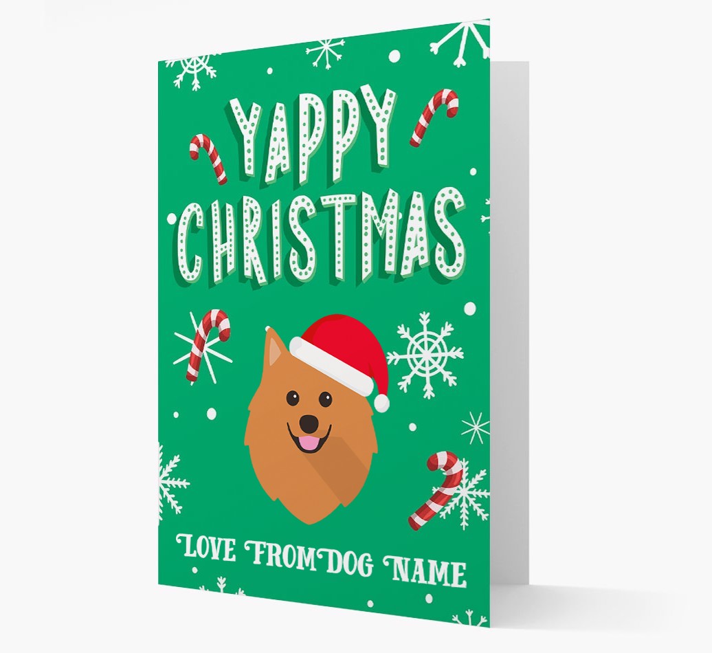 Yappy Christmas: Personalised {breedFullName} Christmas Card