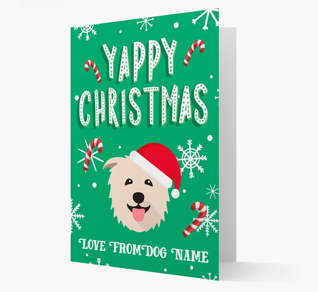 Yappy Christmas: Personalised {breedFullName} Christmas Card