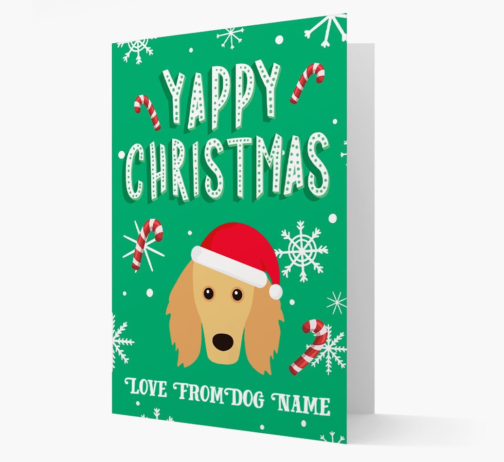 Yappy Christmas: Personalized {breedFullName} Christmas Card