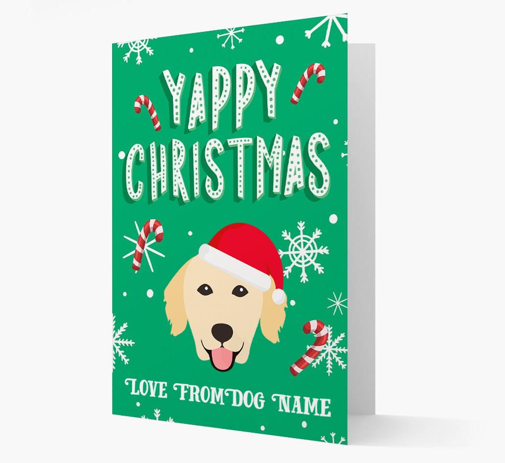 Yappy Christmas: Personalized {breedFullName} Christmas Card