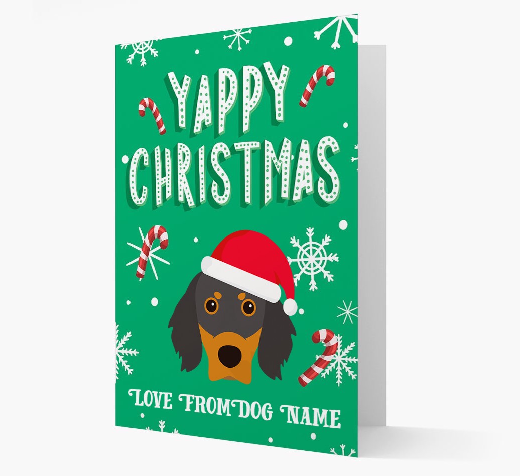 Yappy Christmas: Personalized {breedFullName} Christmas Card
