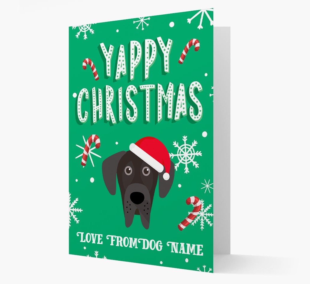Yappy Christmas: Personalized {breedFullName} Christmas Card