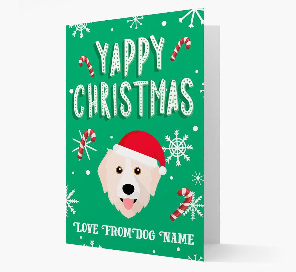 Yappy Christmas: Personalized {breedFullName} Christmas Card