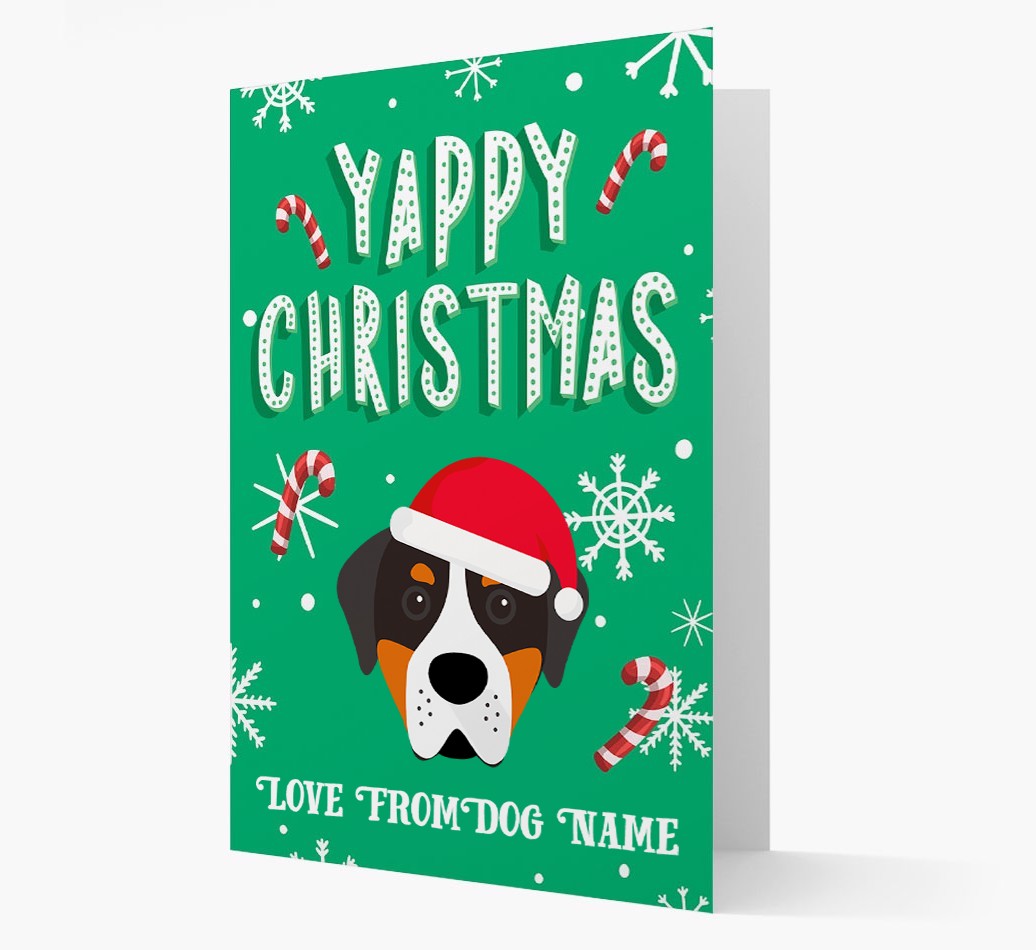 Yappy Christmas: Personalized {breedFullName} Christmas Card
