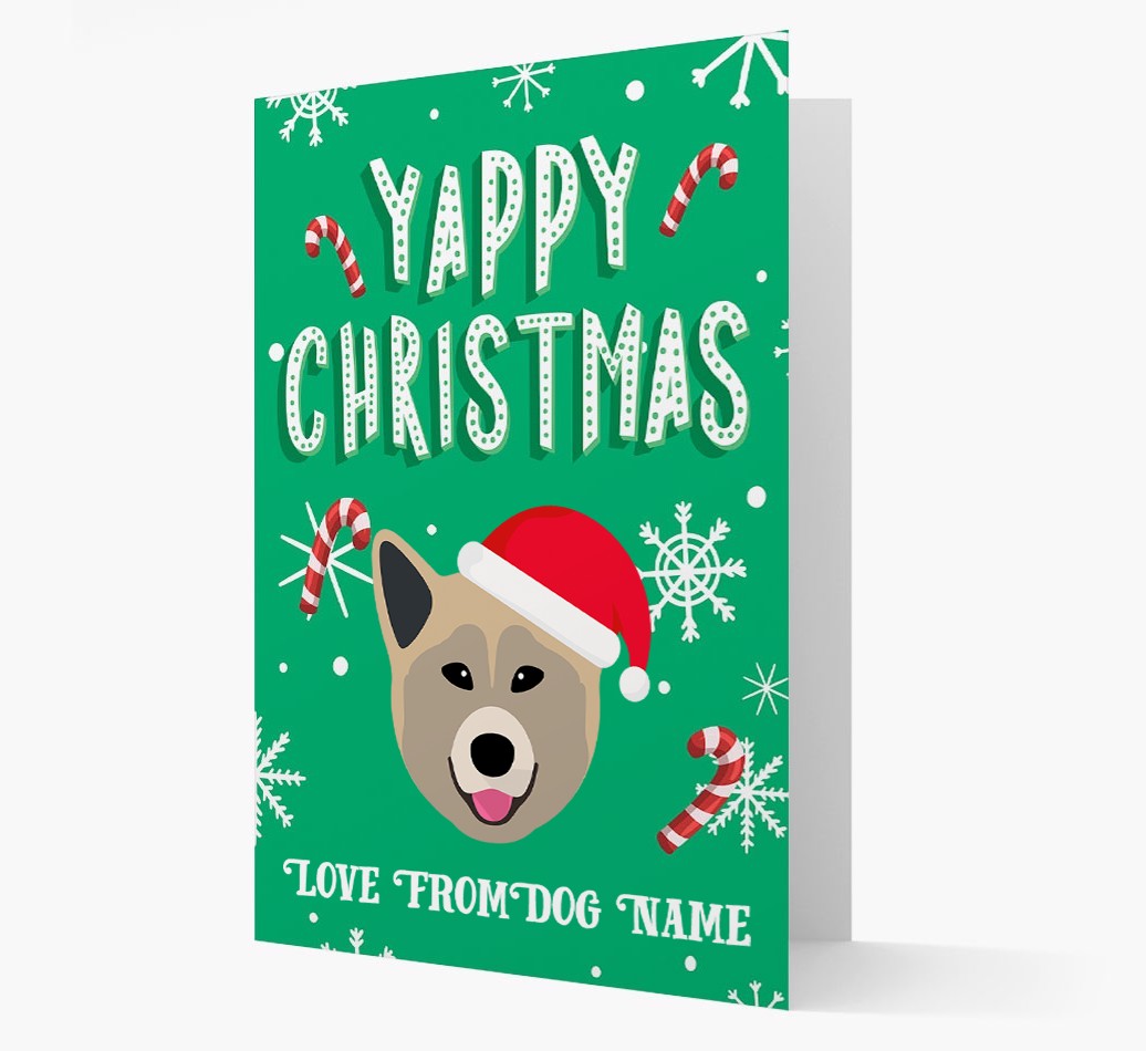 Yappy Christmas: Personalised {breedFullName} Christmas Card