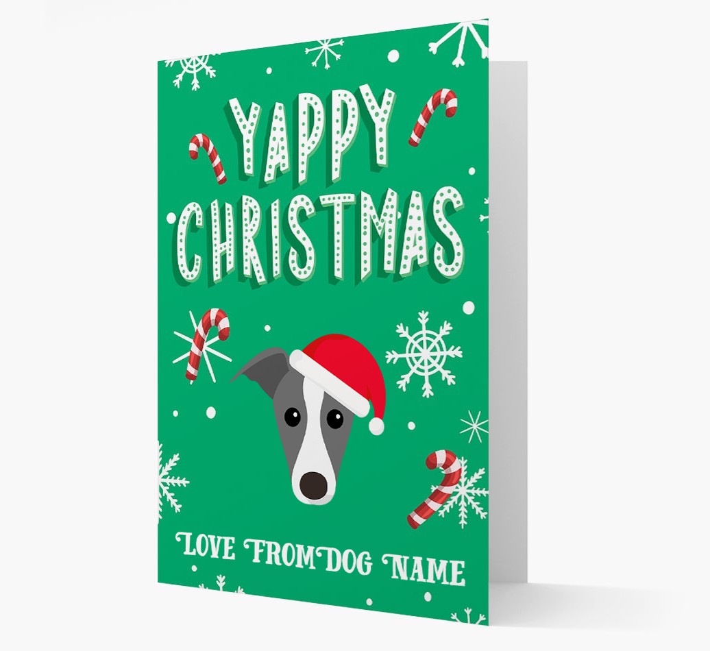 Yappy Christmas: Personalized {breedFullName} Christmas Card
