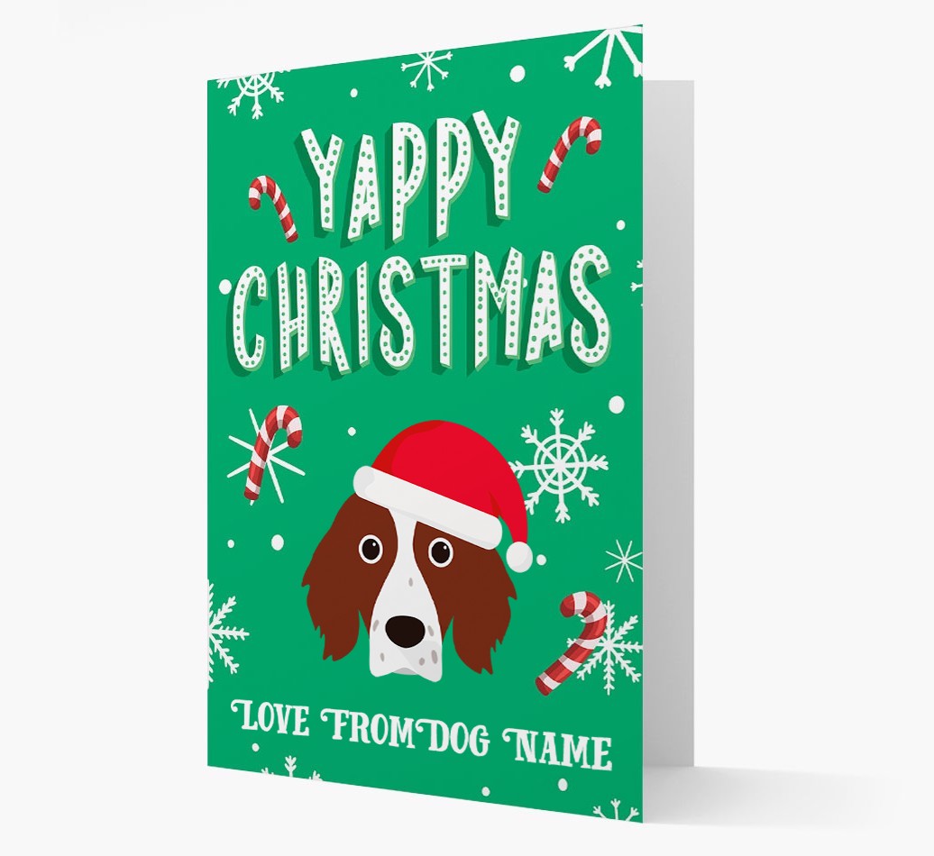 Yappy Christmas: Personalised {breedFullName} Christmas Card
