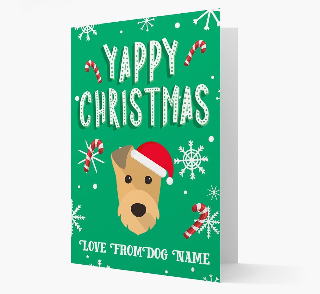 Yappy Christmas: Personalized {breedFullName} Christmas Card