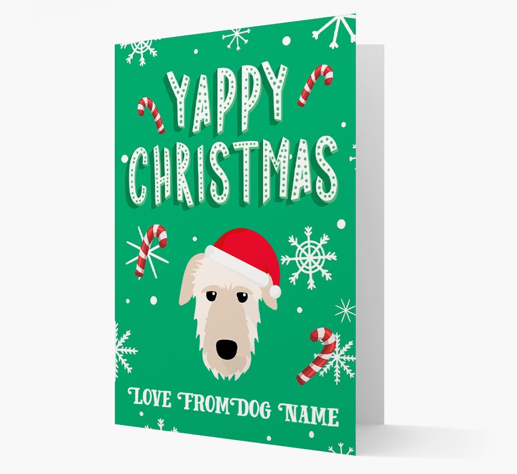 Yappy Christmas: Personalized {breedFullName} Christmas Card