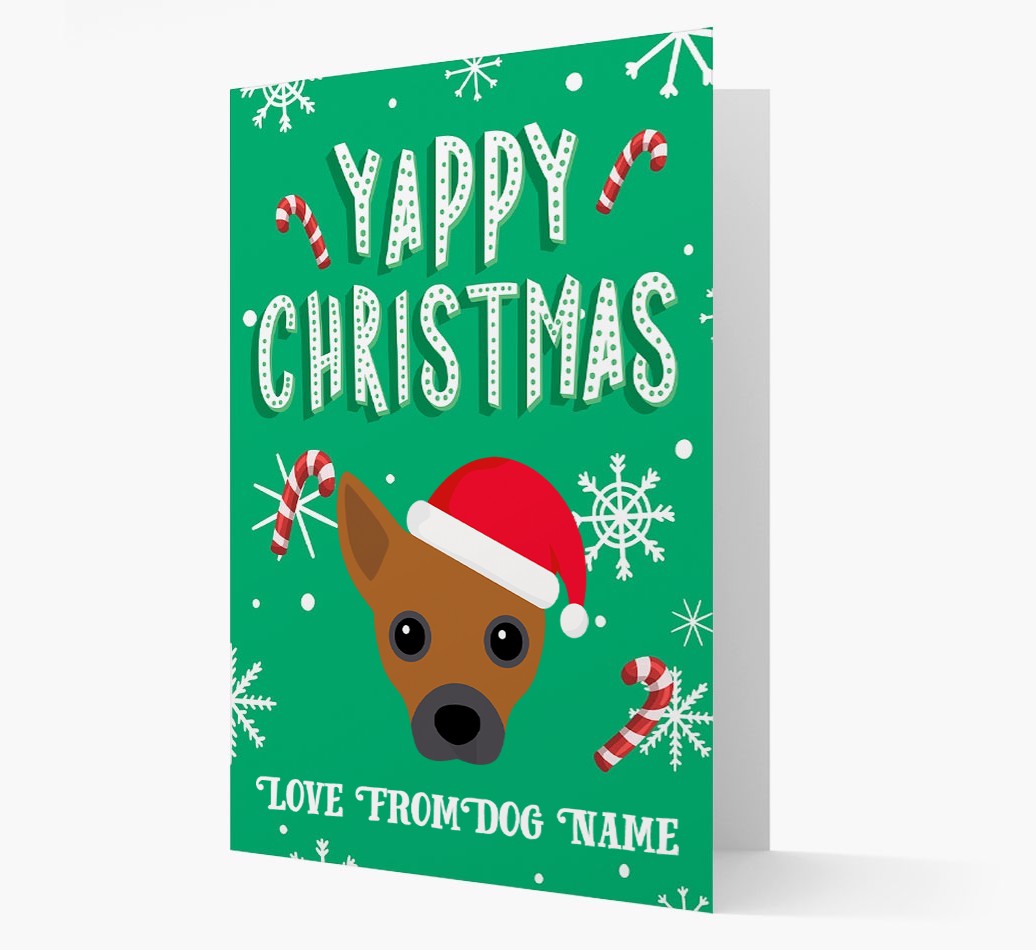 Yappy Christmas: Personalized {breedFullName} Christmas Card