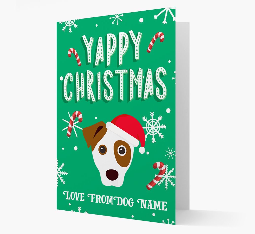 Yappy Christmas: Personalized {breedFullName} Christmas Card