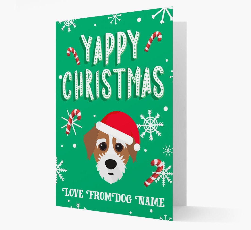 Yappy Christmas: Personalized {breedFullName} Christmas Card