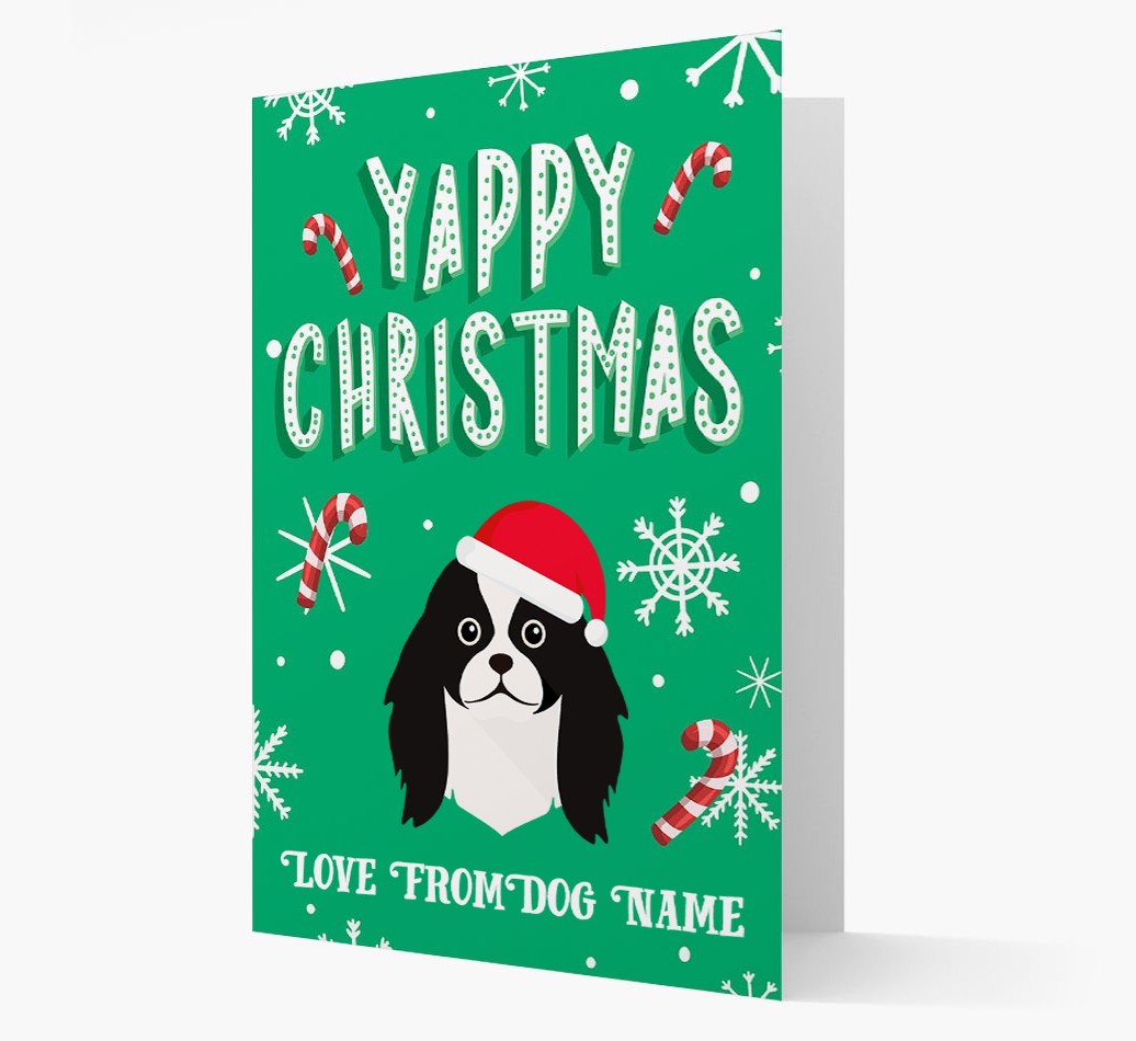 Yappy Christmas: Personalized {breedFullName} Christmas Card