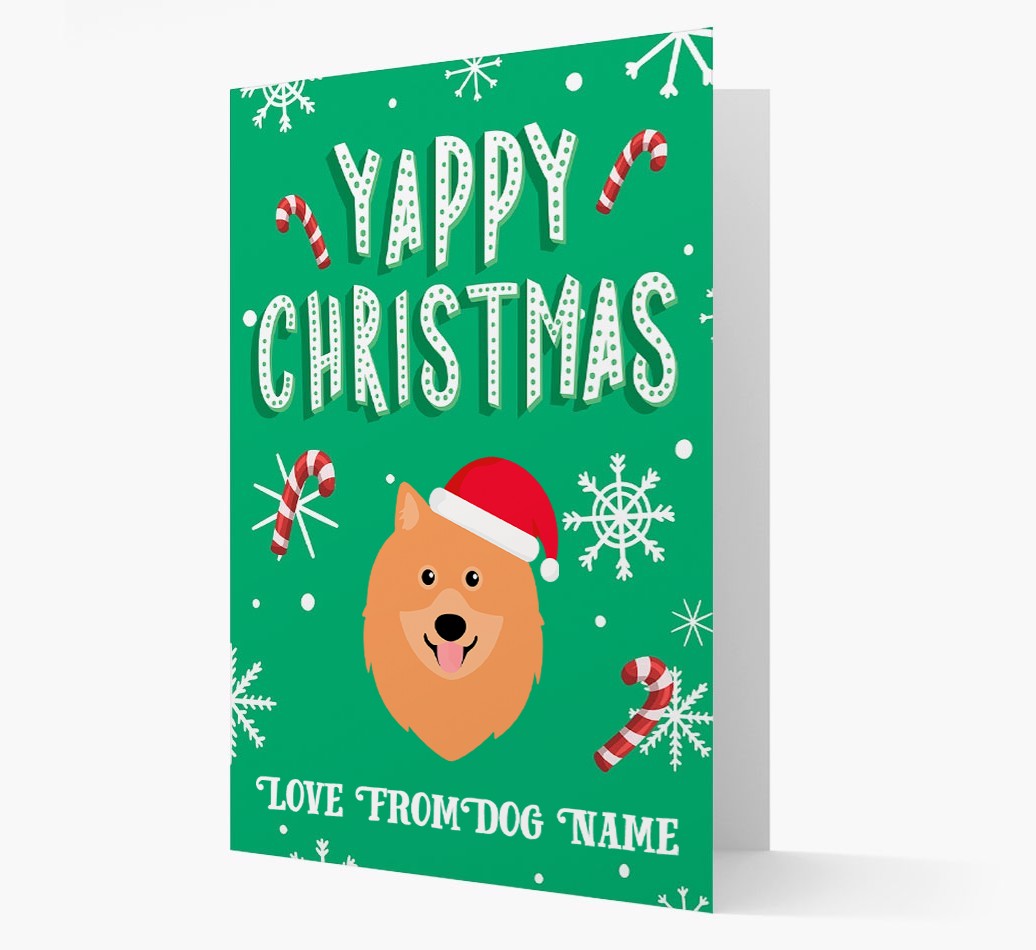 Yappy Christmas: Personalized {breedFullName} Christmas Card