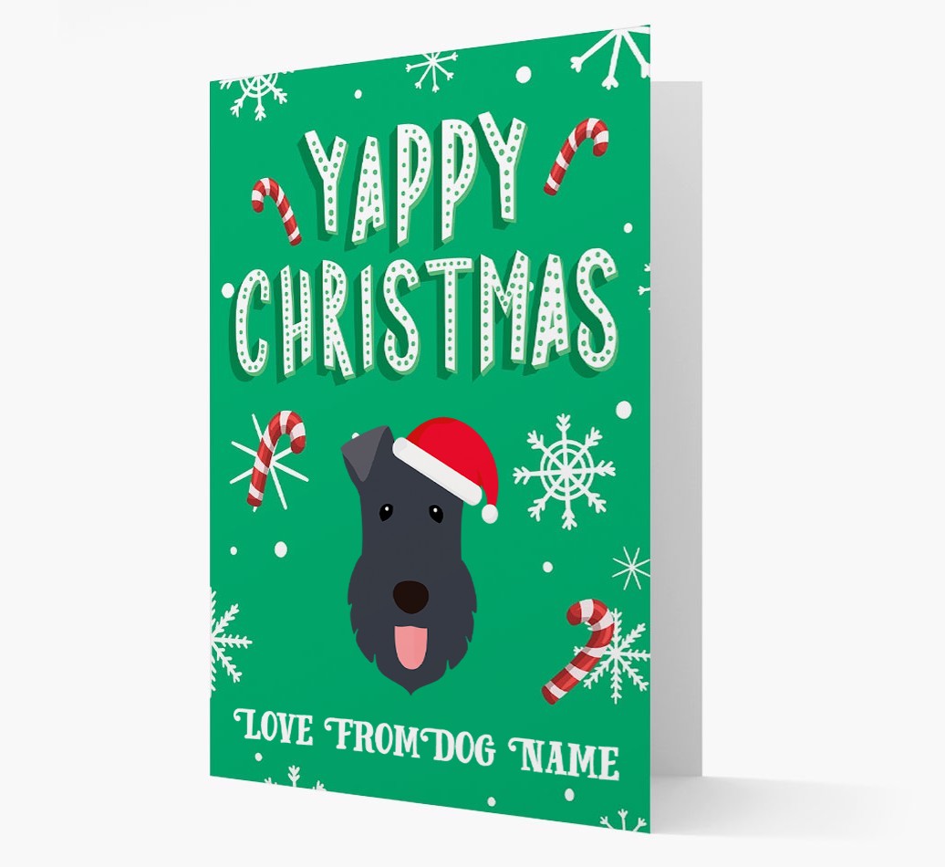 Yappy Christmas: Personalized {breedFullName} Christmas Card