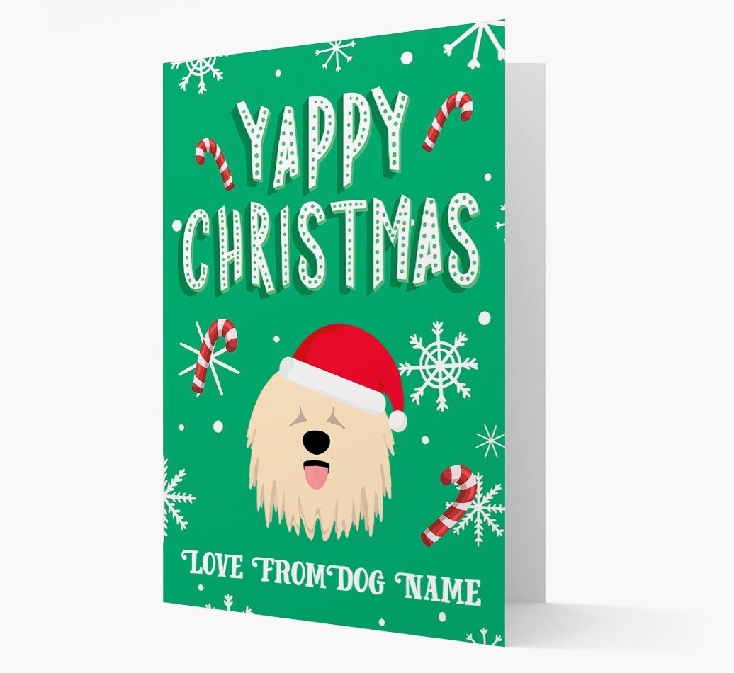 Yappy Christmas: Personalized {breedFullName} Christmas Card