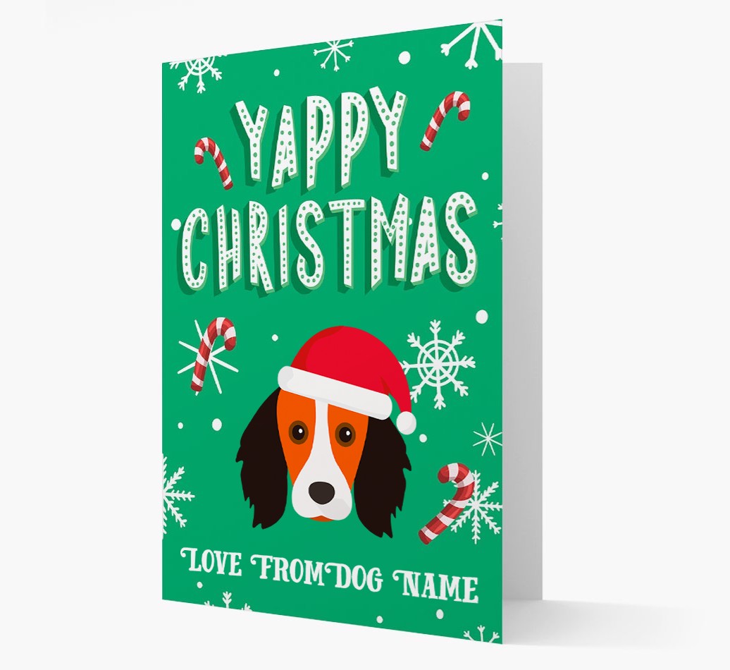 Yappy Christmas: Personalized {breedFullName} Christmas Card