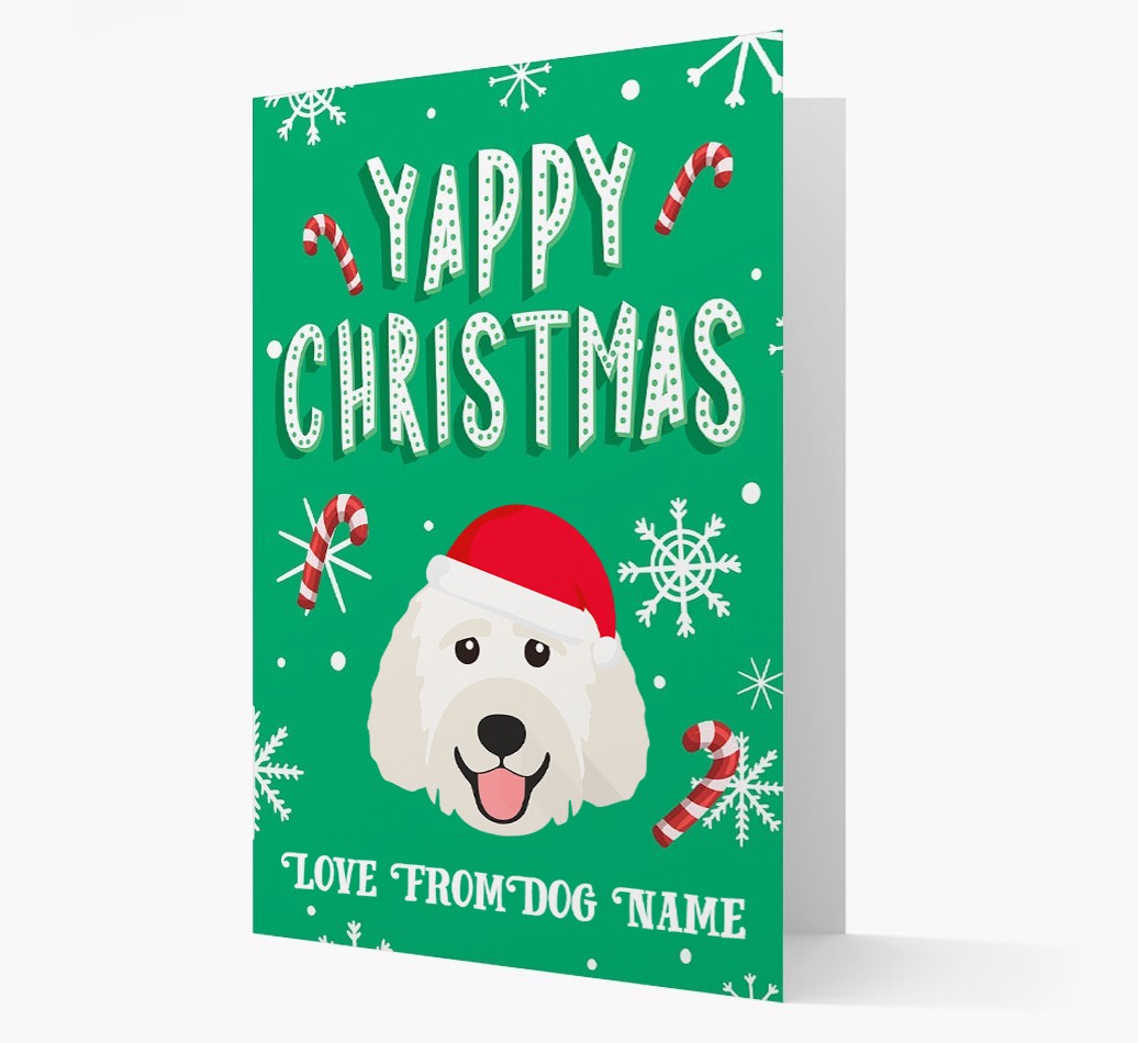 Yappy Christmas: Personalized {breedFullName} Christmas Card