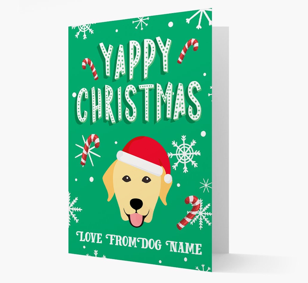 Yappy Christmas: Personalized {breedFullName} Christmas Card