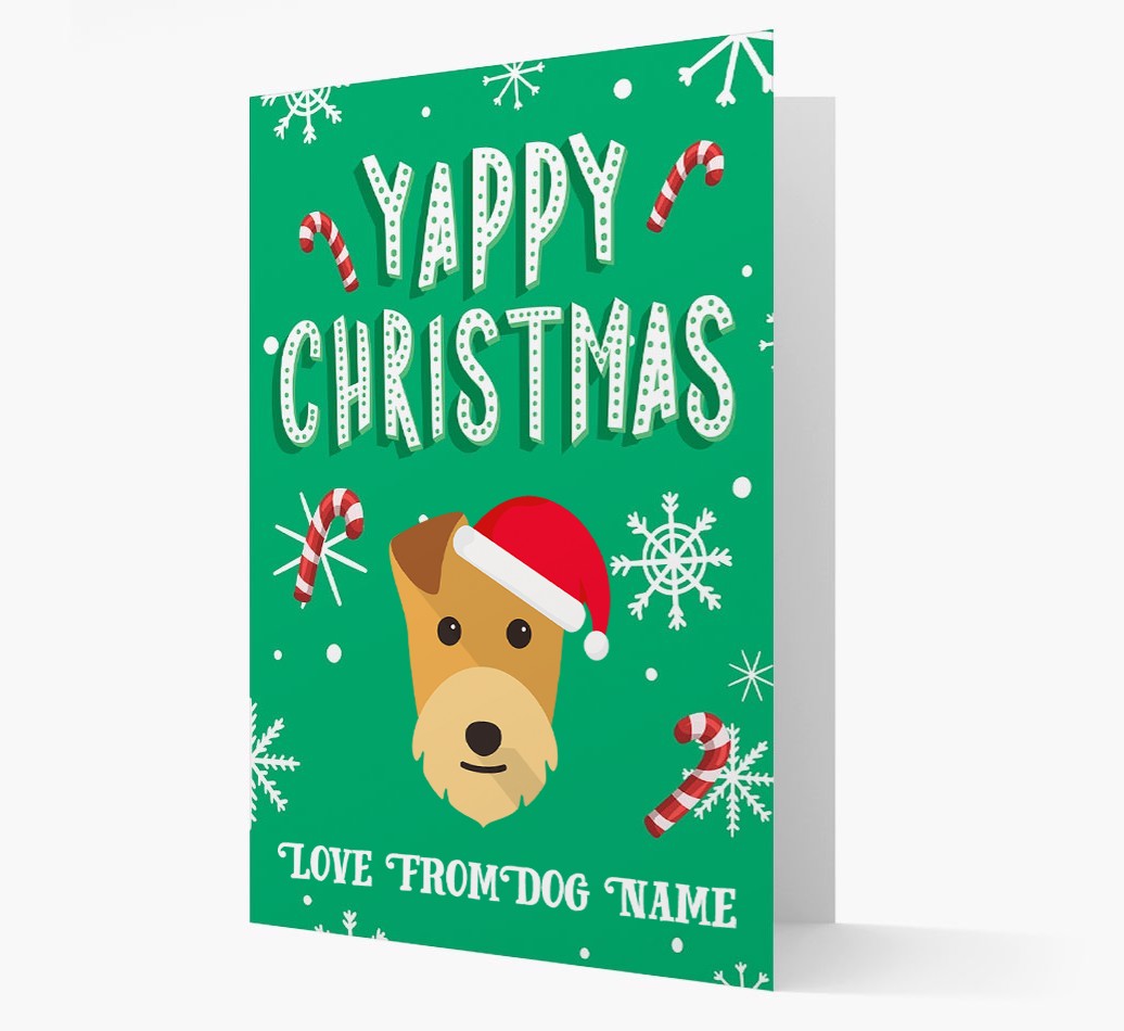 Yappy Christmas: Personalized {breedFullName} Christmas Card