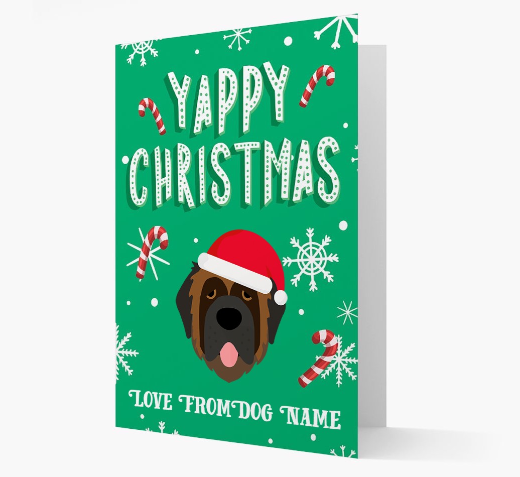Yappy Christmas: Personalized {breedFullName} Christmas Card
